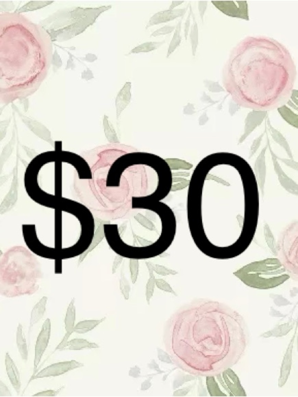 $30 STARTS - LIVE LISTING